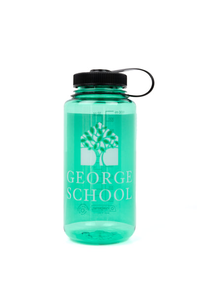Water Bottle with White GS Stacked Logo. 32oz.