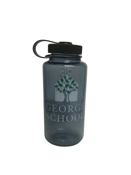 Water Bottle with White GS Stacked Logo. 32oz.