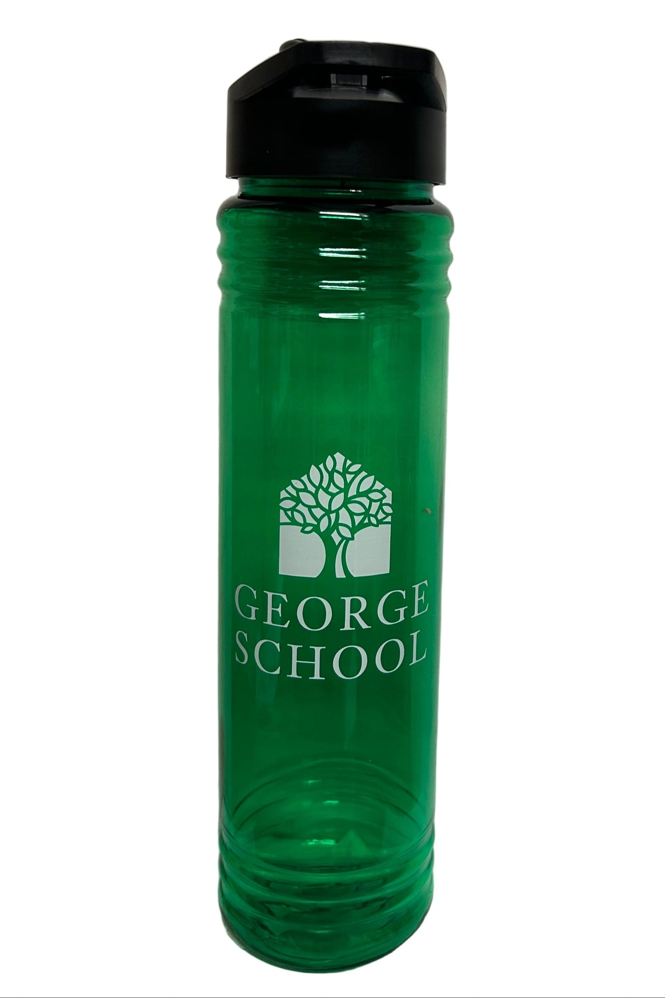 Green Plastic Water Bottle. 32oz.