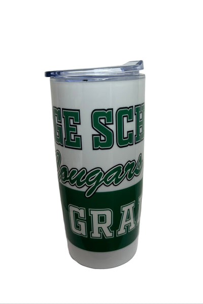 Cougars Digi Tumbler. 20 oz
