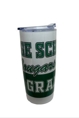 Cougars Digi Tumbler. 20 oz